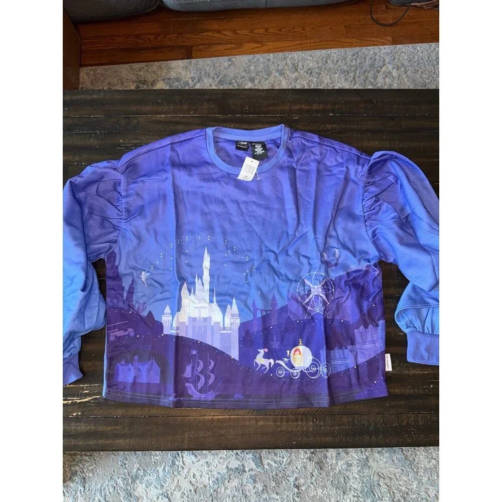 Disney Cinderella Long-Sleeved Sweatshirt Women's Medium - Picture 5 of 9